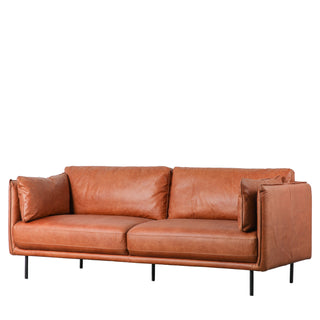 Wigmore Sofa Brown Leather