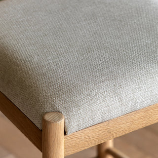 Eton Upholstered Bar Stool Natural (2 Pack) - KC at HOME