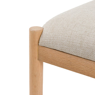 Eton Upholstered Bar Stool Natural (2 Pack) - KC at HOME