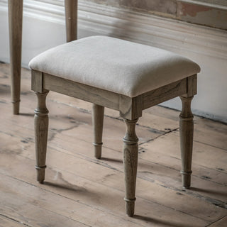 Rustique Dressing Stool - KC at HOME