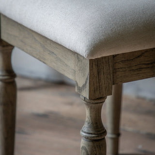 Rustique Dressing Stool - KC at HOME