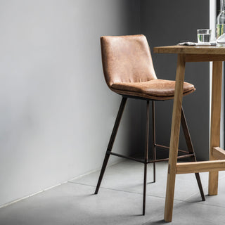 Palmer Brown Stool (2 Pack) - KC at HOME
