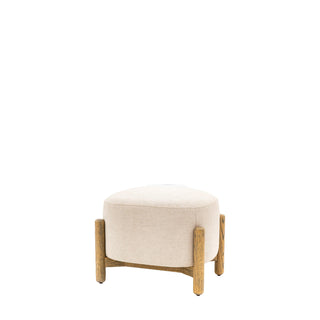Tindon Footstool Natural - KC at HOME
