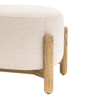 Tindon Footstool Natural - KC at HOME