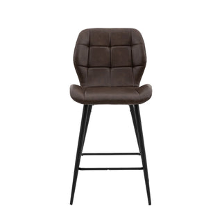 Manford Stool Brown (2 Pack) - KC at HOME