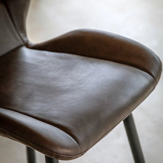 Manford Stool Brown (2 Pack) - KC at HOME