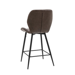 Manford Stool Brown (2 Pack) - KC at HOME