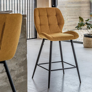 Manford Stool Saffron (2 Pack) - KC at HOME