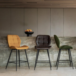 Manford Stool Saffron (2 Pack) - KC at HOME
