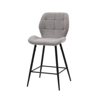 Manford Stool Light Grey (2 Pack) - KC at HOME