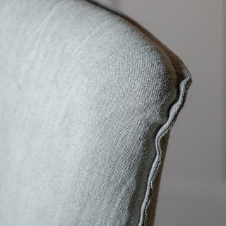Tarnby Bar Stool Grey Linen (2 Pack) - KC at HOME