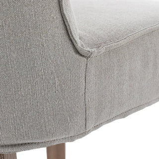 Tarnby Bar Stool Grey Linen (2 Pack) - KC at HOME