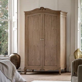 Chic 2 Door Wardrobe Weathered - KC At Home