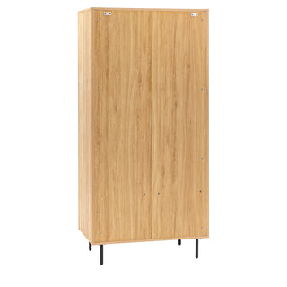 Ashdown 2 Door Wardrobe Natural - KC At Home