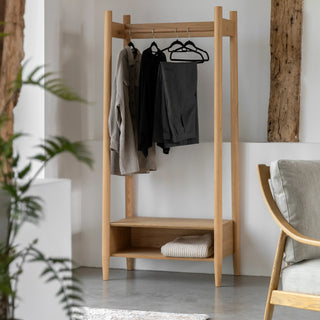 Hatfield Open Wardrobe Natural - KC at HOME