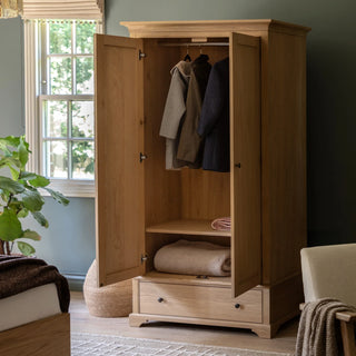 Malvern 2 Door 1 Drawer Wardrobe - KC at HOME