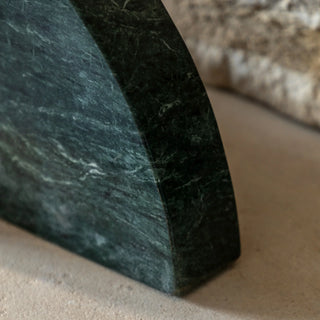 Tamera Marble Bookends Green - Set of 2 - KC at HOME