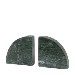 Tamera Marble Bookends Green - Set of 2 - KC at HOME