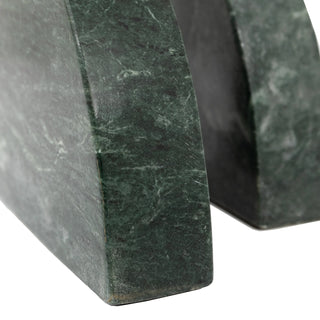 Tamera Marble Bookends Green - Set of 2 - KC at HOME