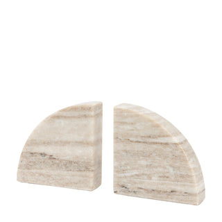 Tamera Marble Bookend Sandstone - Set of 2 - KC at HOME