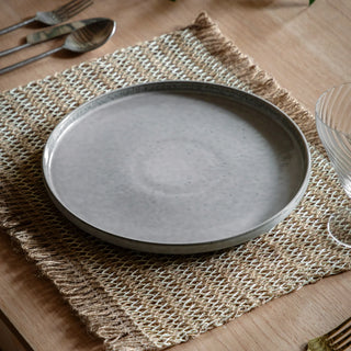 Reactive Grey Glaze Dinner Plate (4pk) - KC at HOME