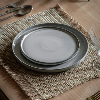 Reactive Grey Glaze Side Plate (4pk) - KC at HOME