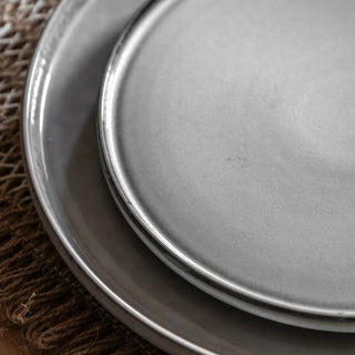 Reactive Grey Glaze Side Plate (4pk) - KC at HOME