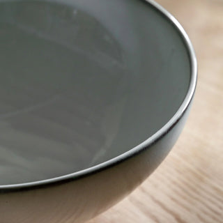 Reactive Grey Glaze Pasta Bowl - KC at HOME