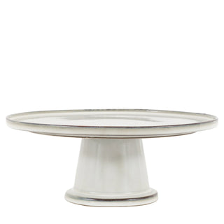 Reactive Grey Glaze Cake Stand - KC at HOME