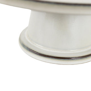 Reactive Grey Glaze Cake Stand - KC at HOME