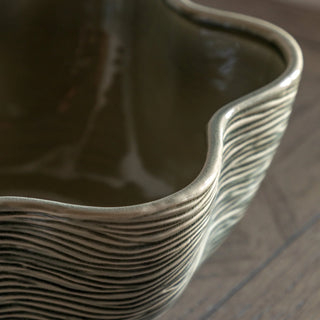 Murla Bowl Fennel Green - KC At Home