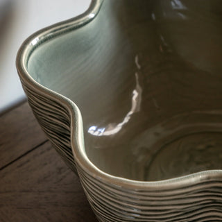 Murla Bowl Fennel Green - KC At Home