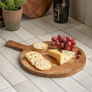Acacia Wood Serving Board Round