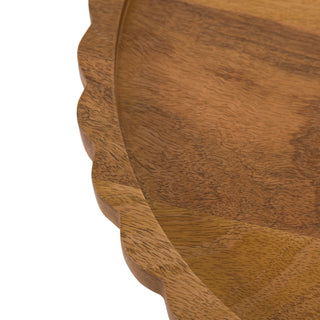 Scallop Round Mango Wood Board