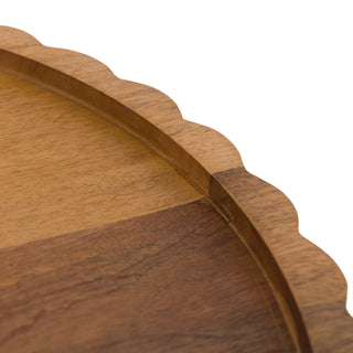 Scallop Round Mango Wood Board
