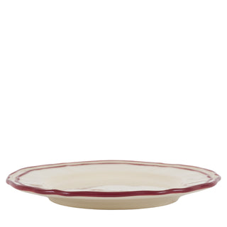 Heritage Scallop Side Plates Red (Set of 4)