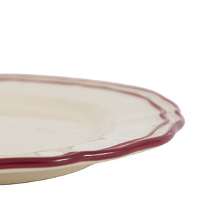 Heritage Scallop Side Plates Red (Set of 4)