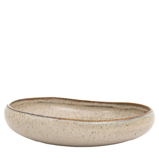 Speckle Glaze Pasta Bowl Oatmeal (4pk) - KC at HOME