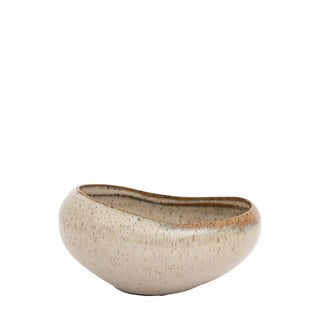 Speckle Glaze Bowl Oatmeal (4pk) - KC At Home