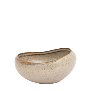Speckle Glaze Bowl Oatmeal (4pk) - KC At Home