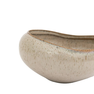 Speckle Glaze Bowl Oatmeal (4pk) - KC At Home
