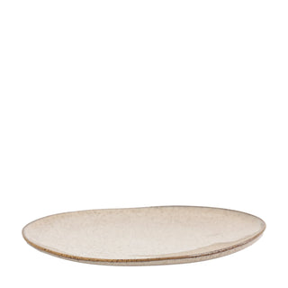Speckle Glaze Dinner Plate Oatmeal (4pk) - KC at HOME