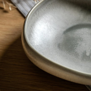 Pebble Glaze Pasta Bowl Dove Grey (4pk) - KC at HOME