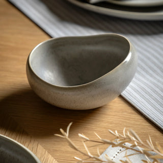 Pebble Glaze Bowl Dove Grey (4pk) - KC at HOME