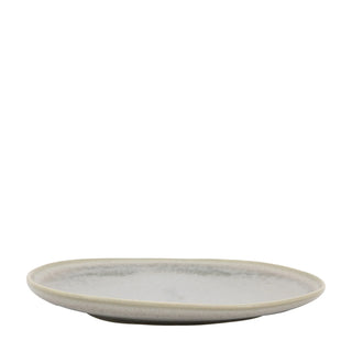 Pebble Glaze Side Plate Dove Grey (4pk) - KC at HOME