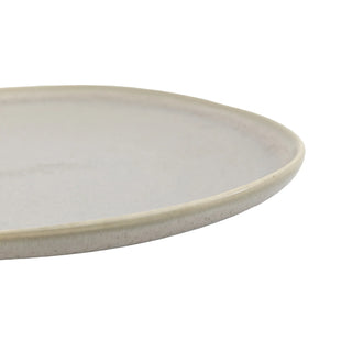 Pebble Glaze Side Plate Dove Grey (4pk) - KC at HOME