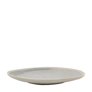 Pebble Glaze Dinner Plate Dove Grey (4pk) - KC at HOME