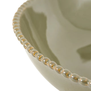 Organic Beaded Pasta Bowl Olive (4pk) - KC At Home