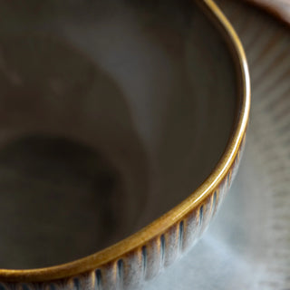 Organic Ridged Bowl Stone (4pk) - KC At Home