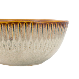 Organic Ridged Bowl Stone (4pk) - KC At Home